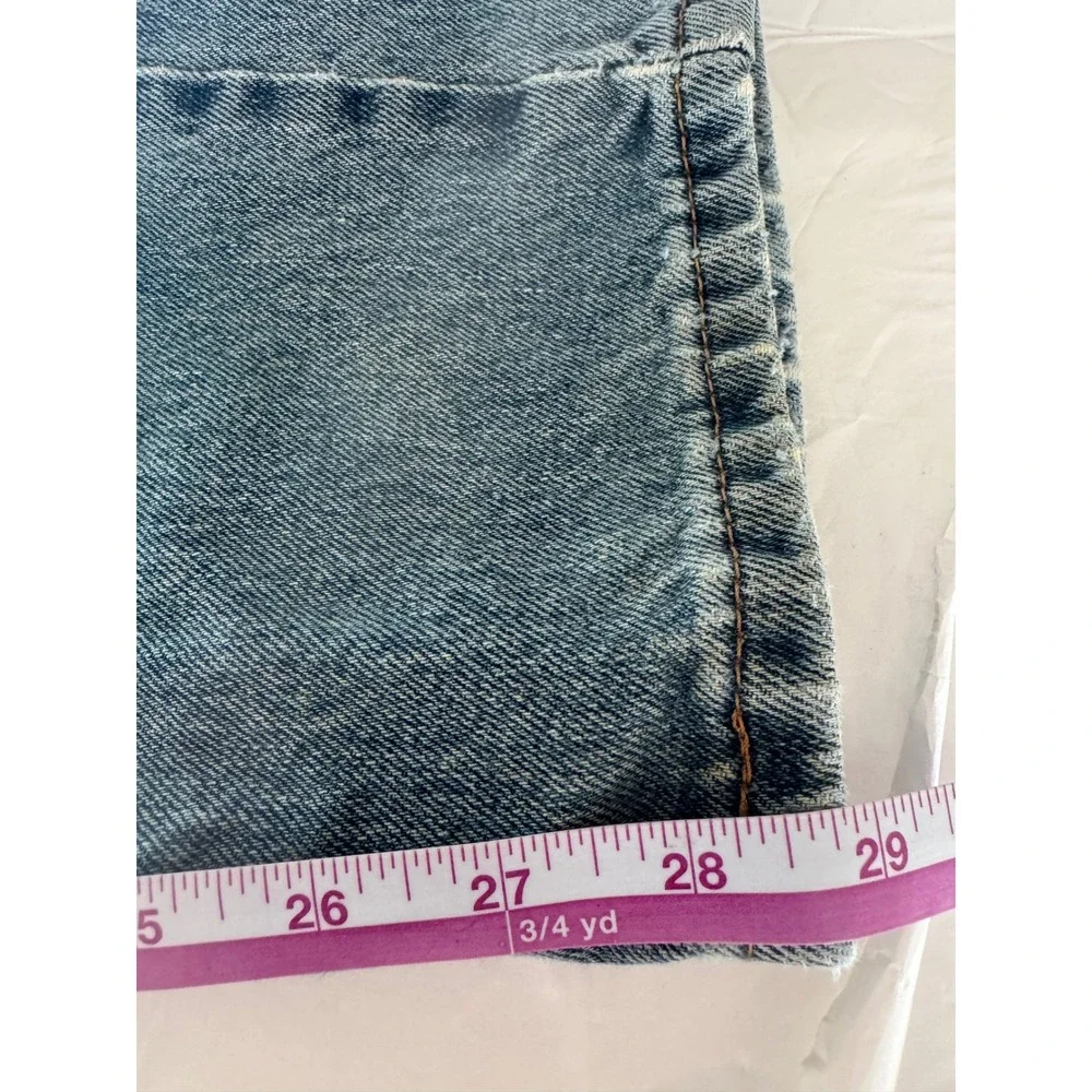Levi's Jeans Mens 34x28 Blue 516 Straight Leg‎ Medium Wash Denim 100% Cotton